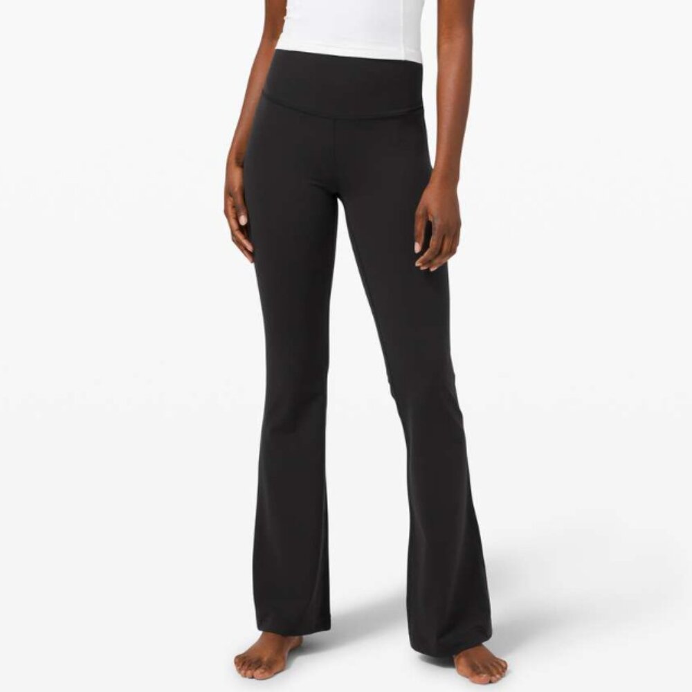 Lululemon Groove Pant Flare Super High-Rise *Nulu Black